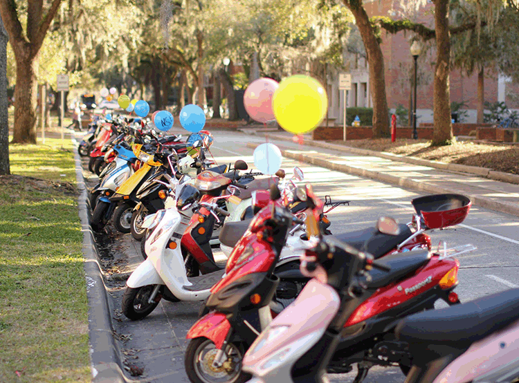 UF Campus Scooter Parking Slots