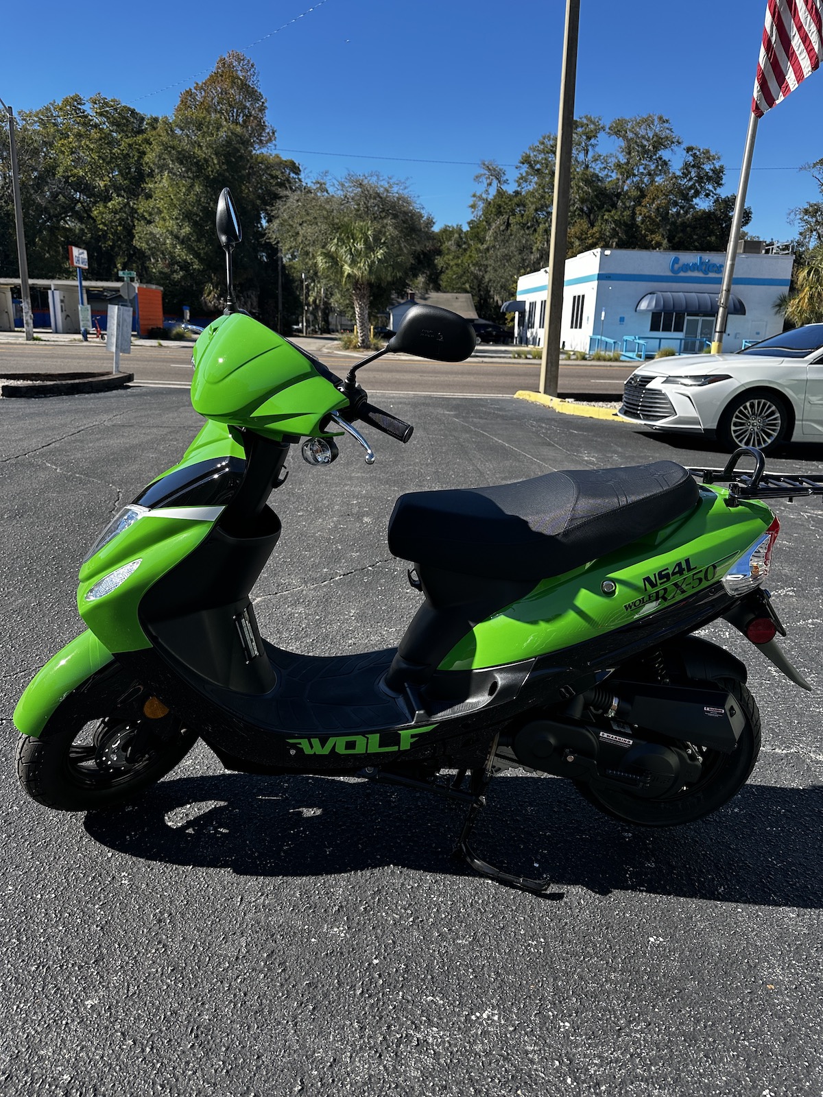 2025 Green/Black Wolf RX-50 Scooter (Ref# 9343) - Image 2