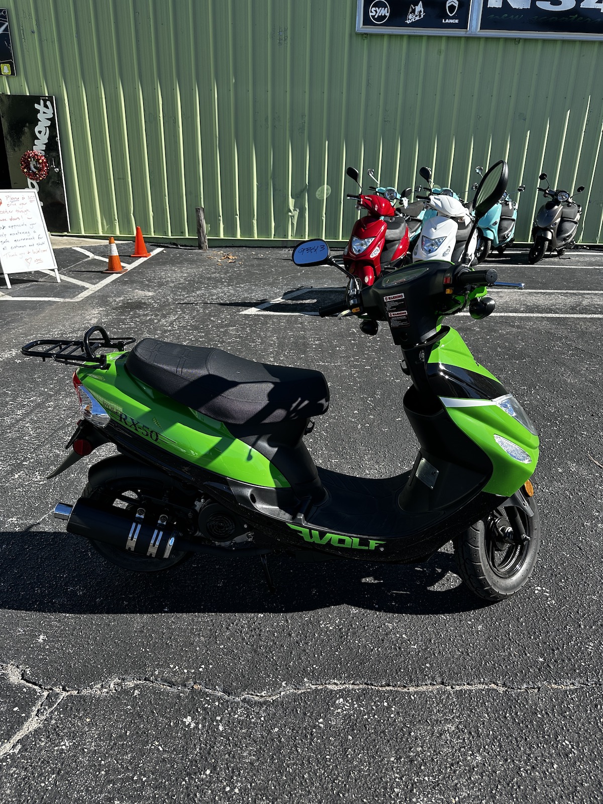 2025 Green/Black Wolf RX-50 Scooter (Ref# 9343) - Image 6