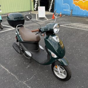 2024 Brit Green Genuine Buddy Scooter (Ref# 5232) with Top Case and 1 Year Warranty