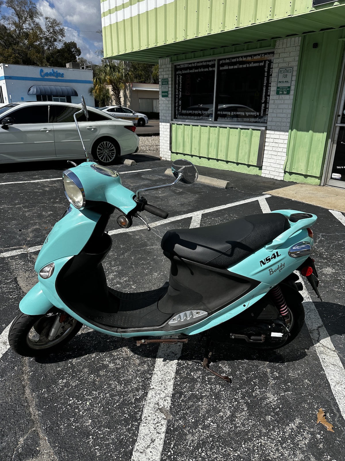 2018 Turquoise Genuine Buddy Scooter (Ref# 2779)