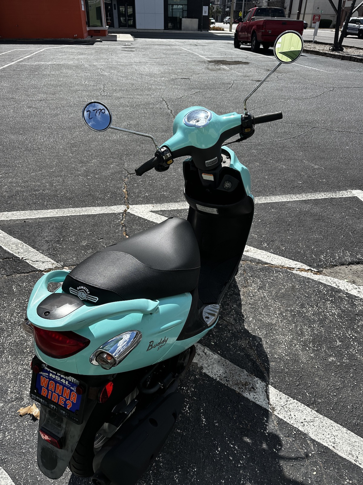 2018 Turquoise Genuine Buddy Scooter (Ref# 2779) - Image 6