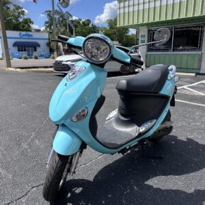 2023 Turquoise Genuine Buddy Scooter (Ref# 3213) - LOW MILEAGE