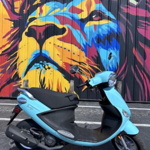 2023 Turquoise Genuine Buddy Scooter (Ref# 3225) - LOW MILEAGE