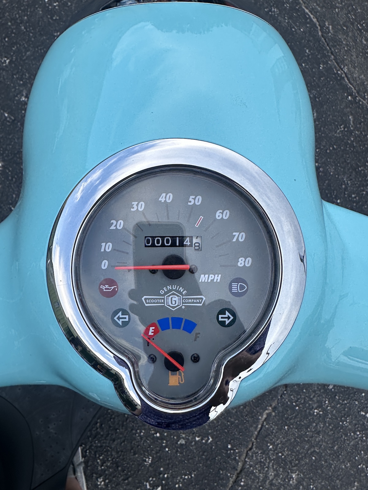 2024 Turquoise Genuine Buddy Scooter (Ref# 5134) - LOW MILEAGE - 1 YEAR WARRANTY INCLUDED! - Image 7