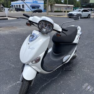2023 White Genuine Buddy Scooter (Ref# 3869)