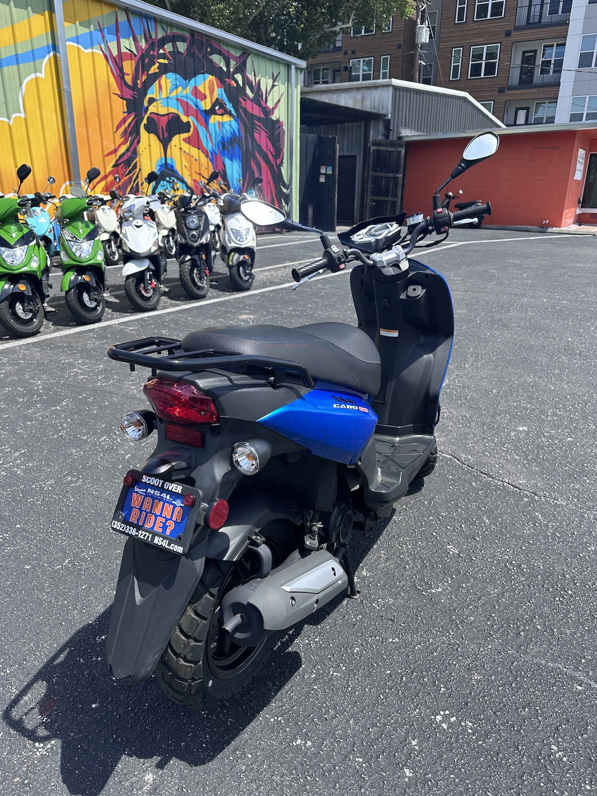 2023 Blue Lance Cabo Scooter (Ref# 5771) - LOW MILEAGE! - Image 7