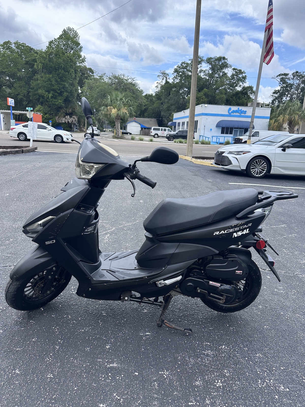 2022 Matte Black Scootstar Racestar Scooter (Ref# 6562) - Image 2