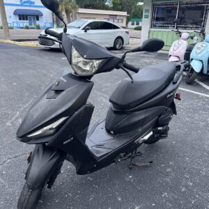 2022 Matte Black Scootstar Racestar Scooter (Ref# 6562)