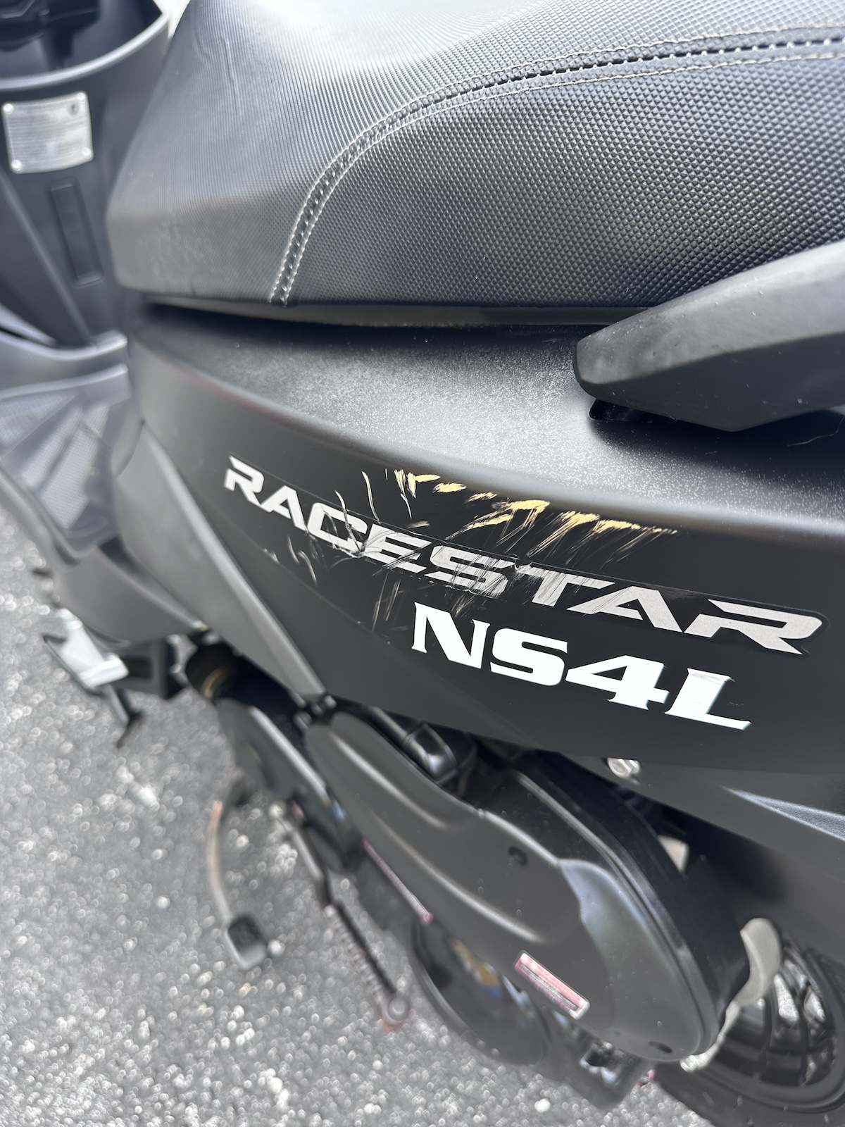 2022 Matte Black Scootstar Racestar Scooter (Ref# 6562) - Image 10