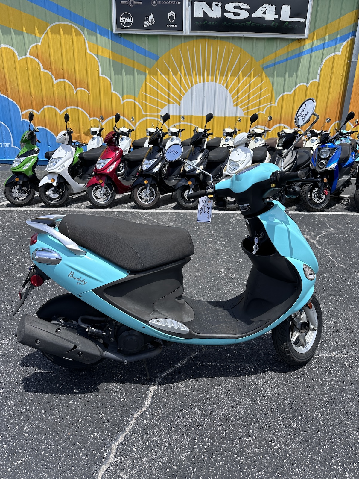 2022 Turquoise Genuine Buddy Scooter (Ref# 1219) - Image 6