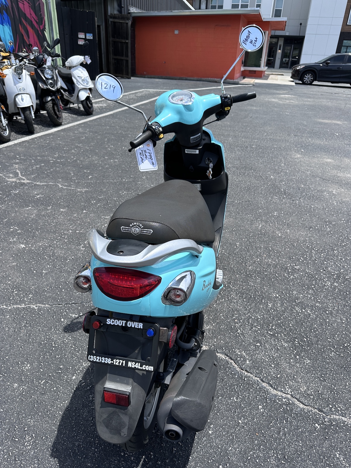 2022 Turquoise Genuine Buddy Scooter (Ref# 1219) - Image 7