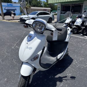 2024 White Genuine Buddy Scooter (Ref# 5089)