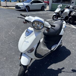 2018 White Genuine Buddy Scooter (Ref# 3237)