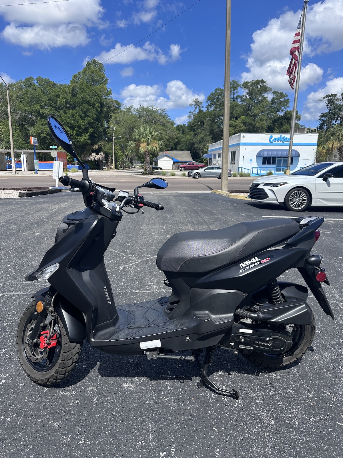 2022 Matte Black Lance Cabo Scooter (Ref# 4450) - Image 2