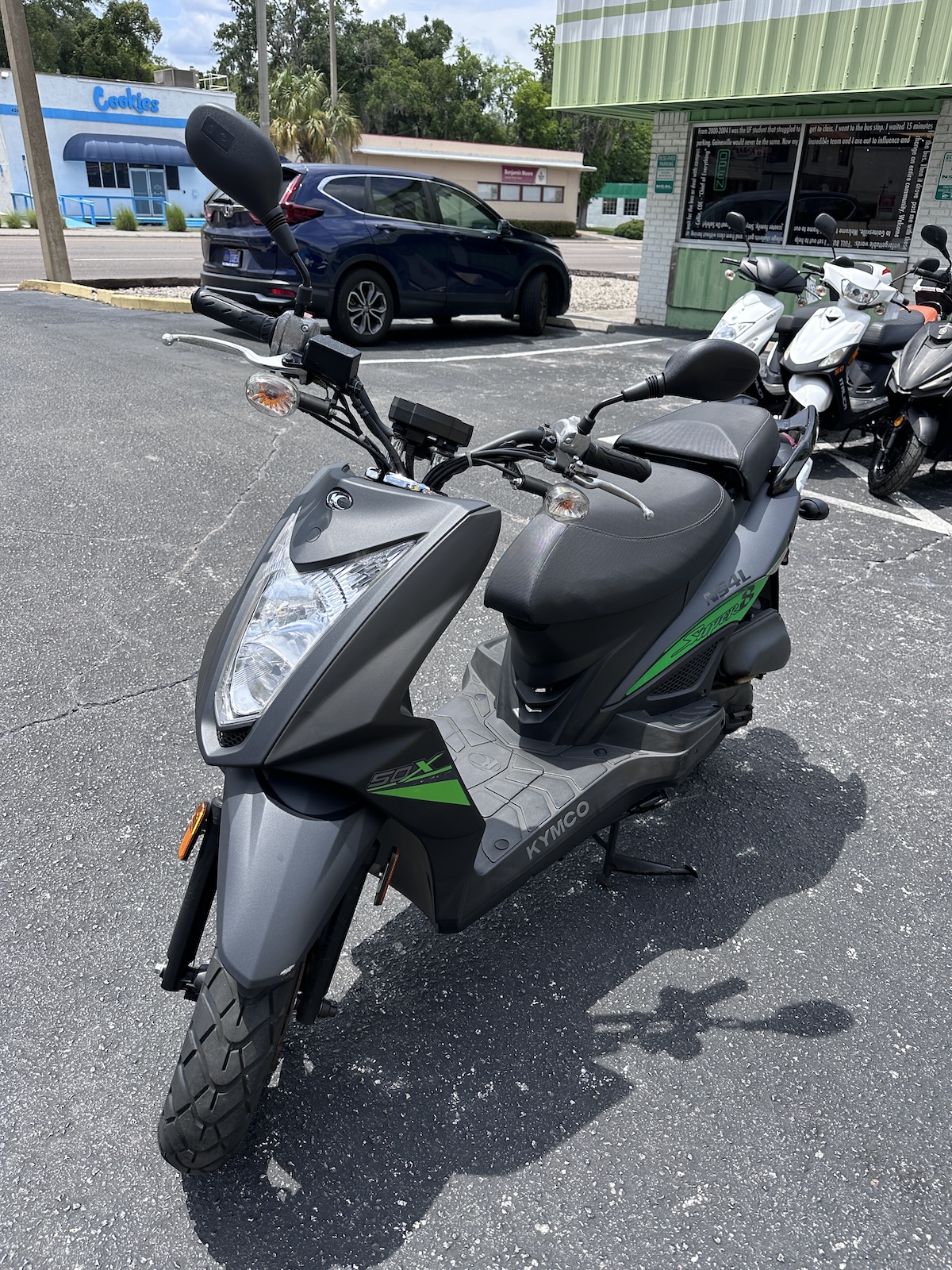 2021 Matte Black Kymco Super 8 Scooter (Ref# 0308)