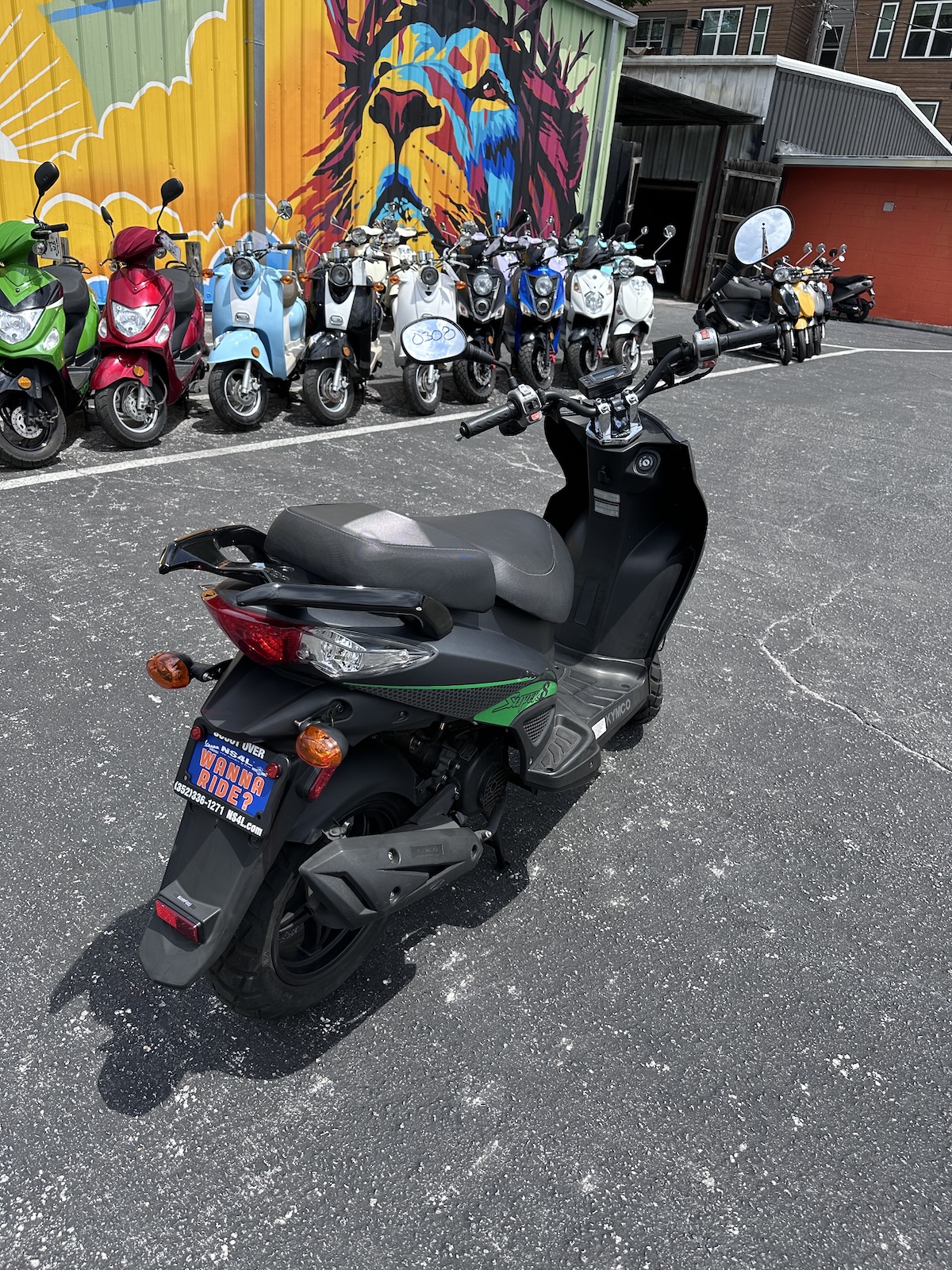 2021 Matte Black Kymco Super 8 Scooter (Ref# 0308) - Image 7
