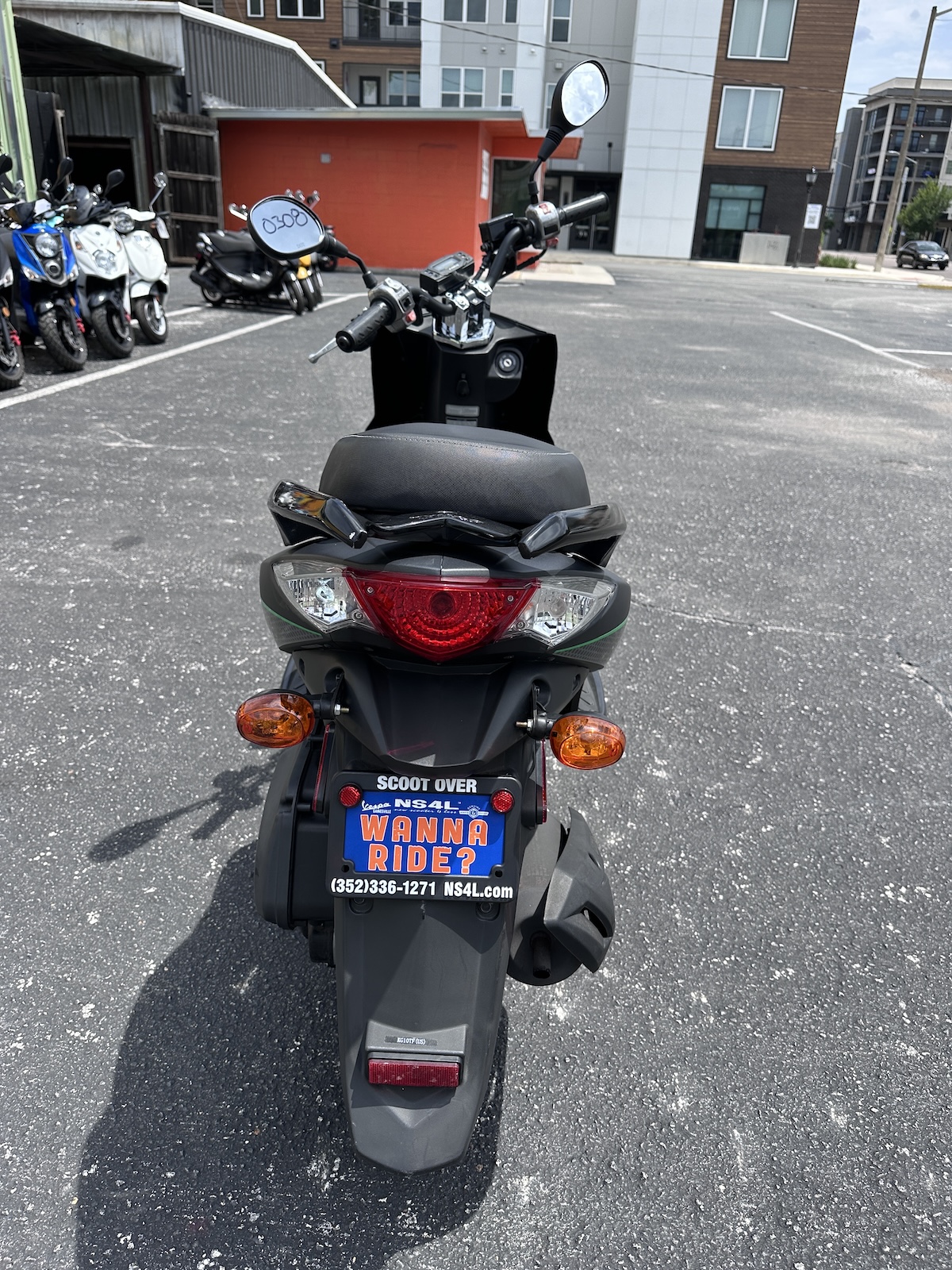2021 Matte Black Kymco Super 8 Scooter (Ref# 0308) - Image 8