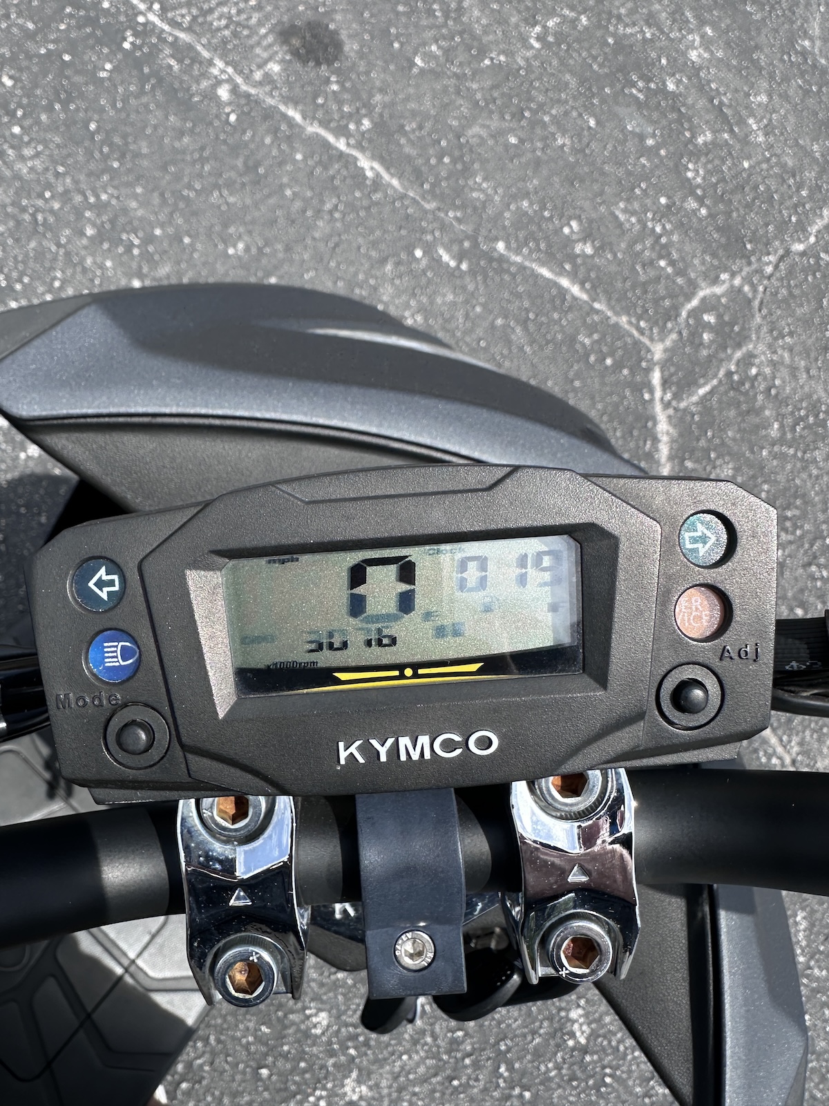 2021 Matte Black Kymco Super 8 Scooter (Ref# 0308) - Image 11