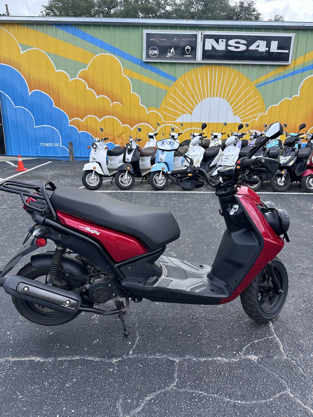 2023 Red Wolf Rugby Scooter (Ref# 8137) - LOW MILEAGE - Image 6