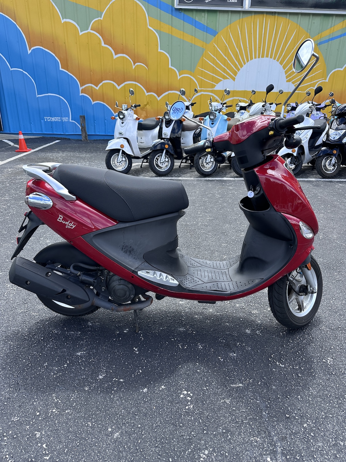 2023 Red Genuine Buddy Scooter (Ref# 4090) - Image 6