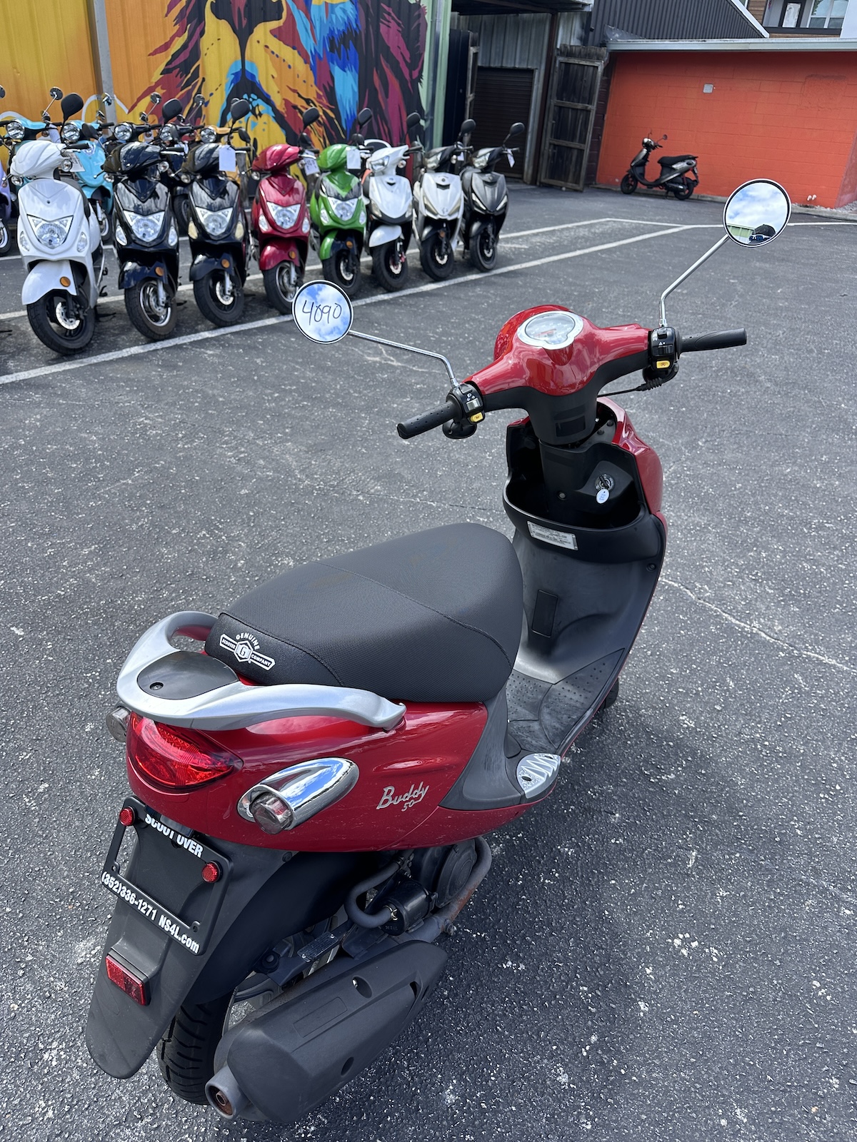 2023 Red Genuine Buddy Scooter (Ref# 4090) - Image 7
