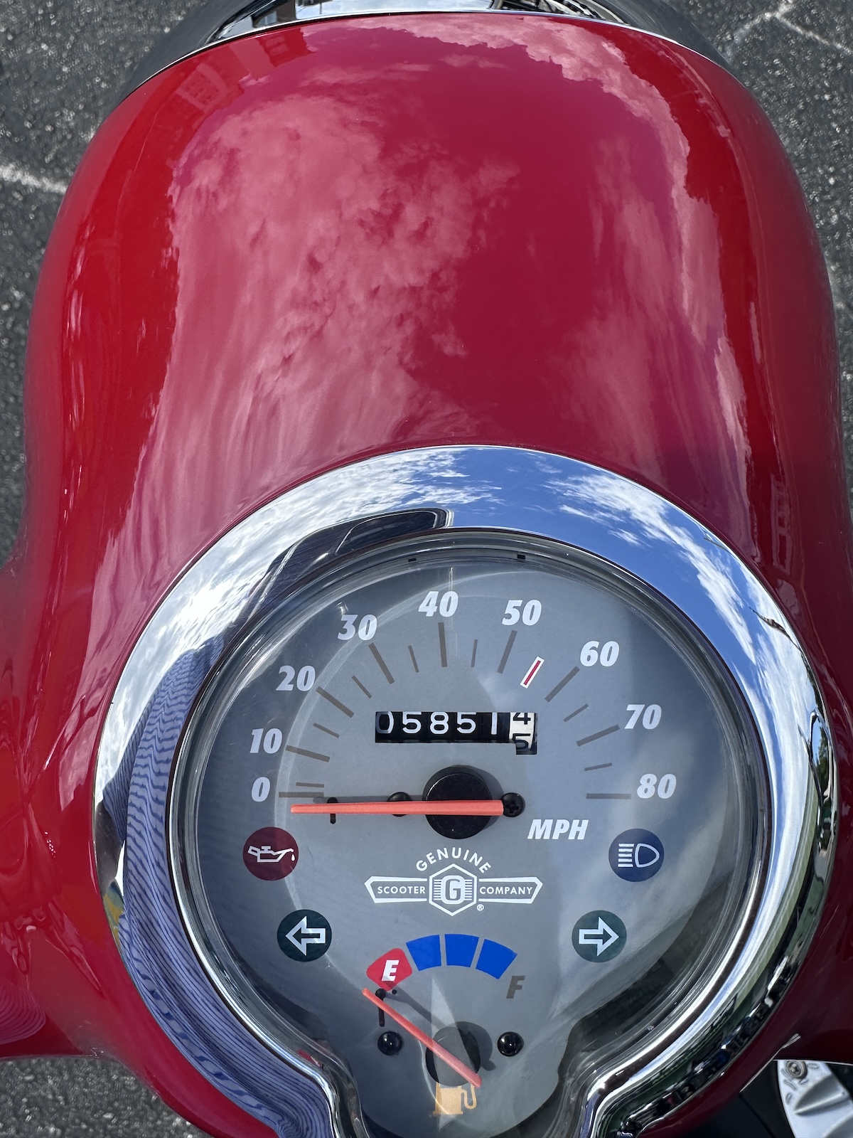 2023 Red Genuine Buddy Scooter (Ref# 4090) - Image 10