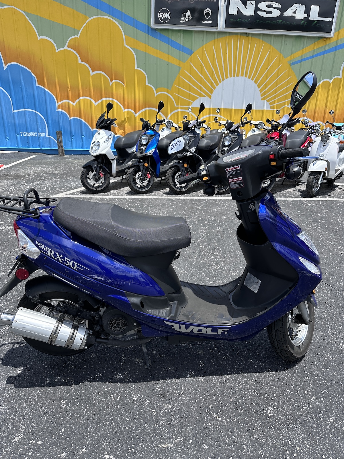 2023 Blue Wolf RX-50 Scooter (Ref# 2054) - Image 6