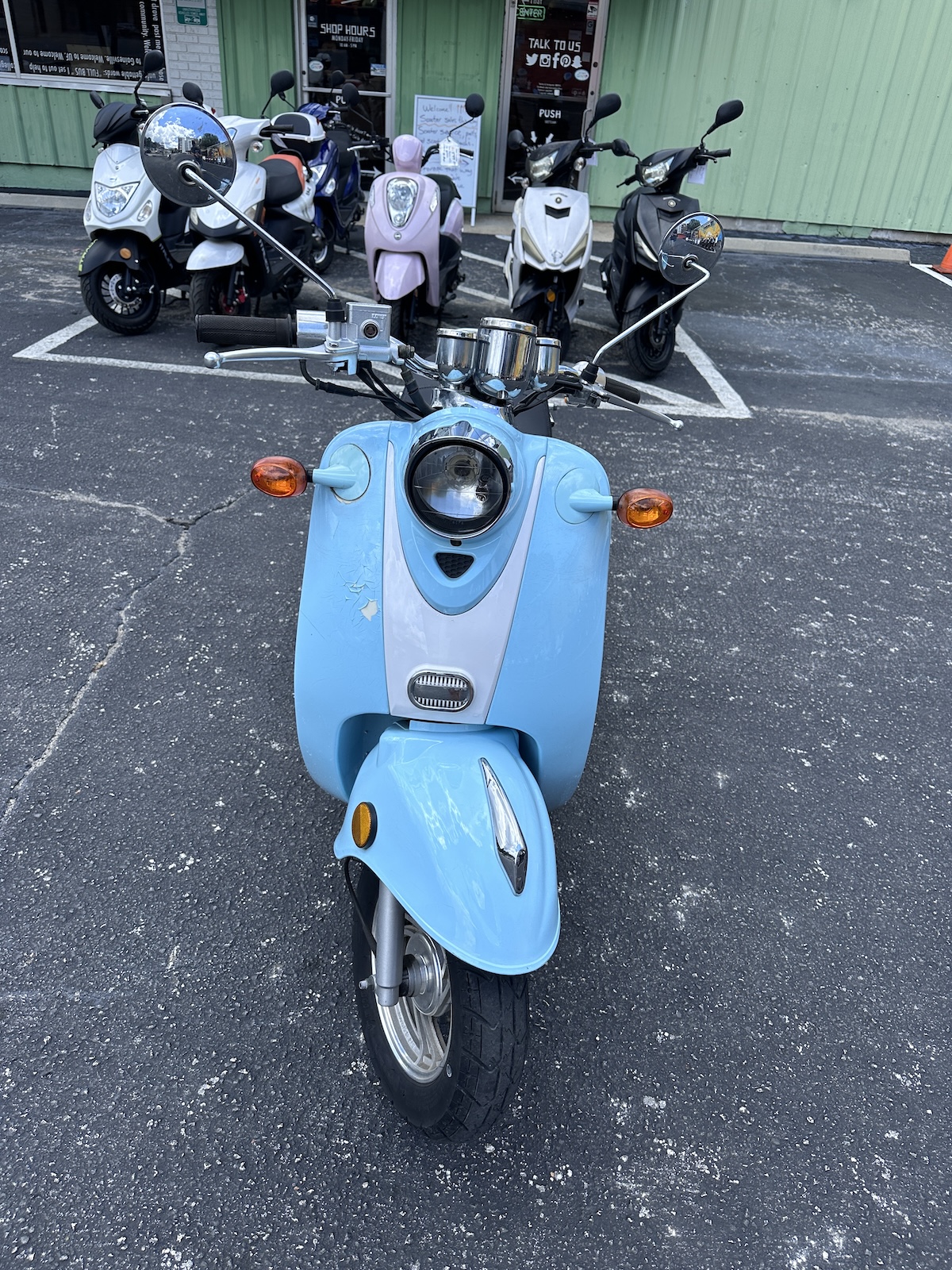 2020 Sky Blue Wolf Islander Scooter (Ref# 3615) - Image 4