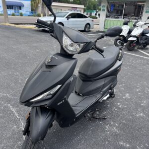 2022 Matte Black Scootstar Racestar Scooter (Ref# 4158)