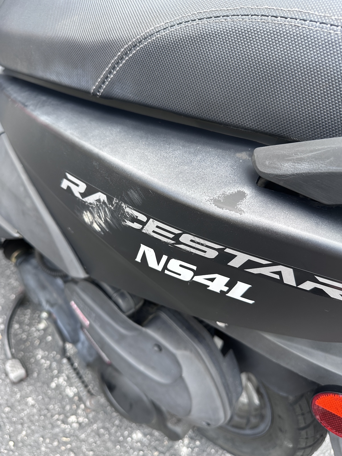 2022 Matte Black Scootstar Racestar Scooter (Ref# 4158) - Image 9