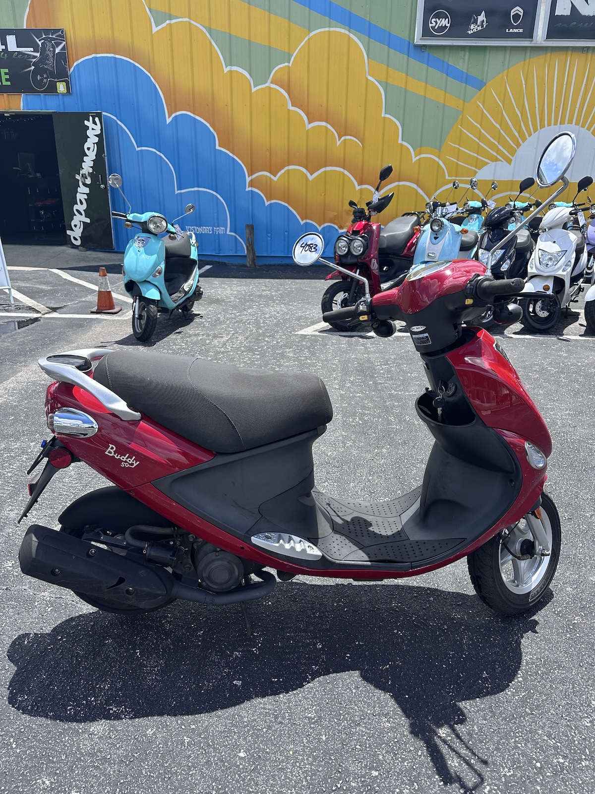 2023 Red Genuine Buddy Scooter (Ref# 4083) - Image 6