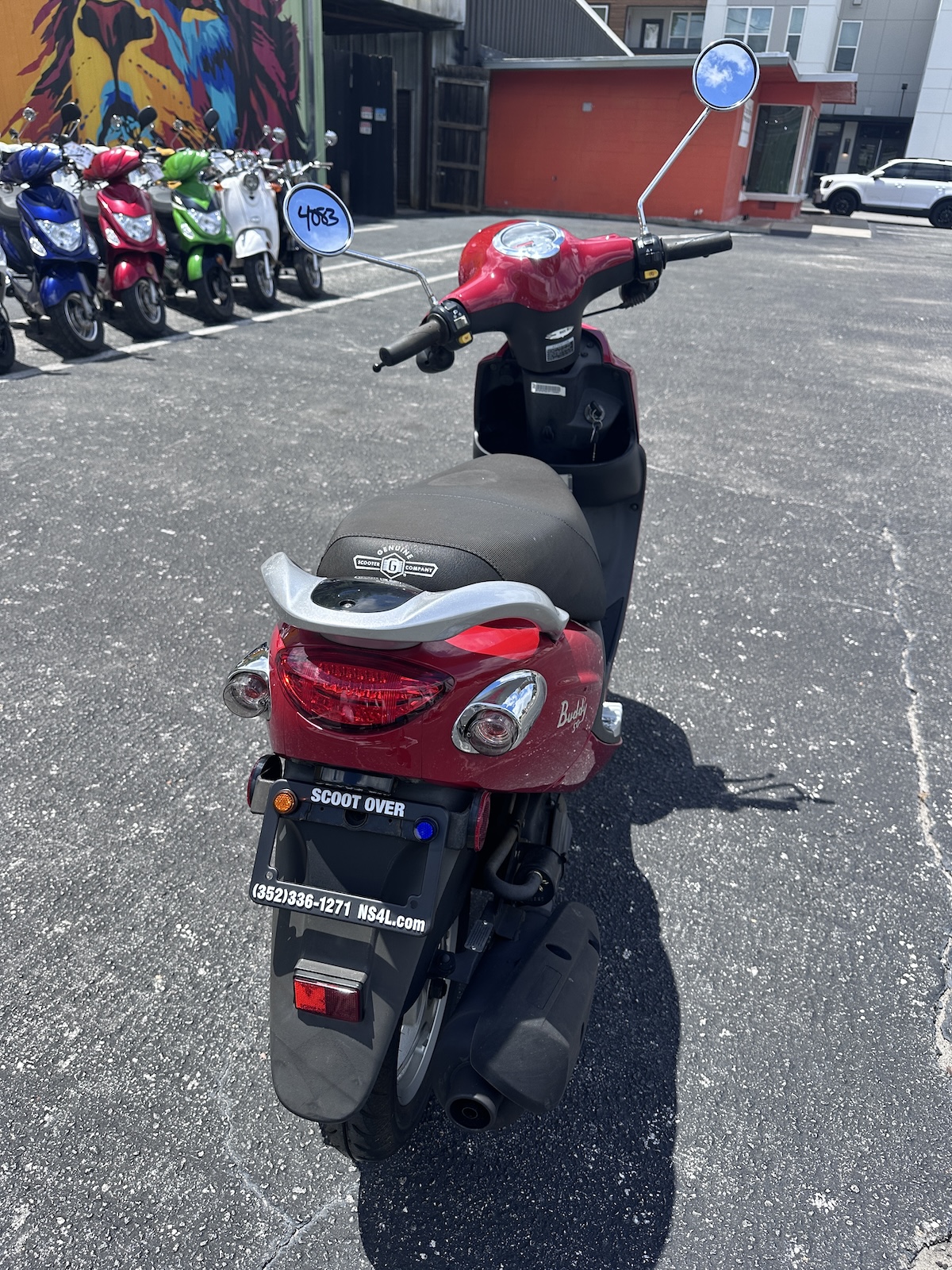 2023 Red Genuine Buddy Scooter (Ref# 4083) - Image 7