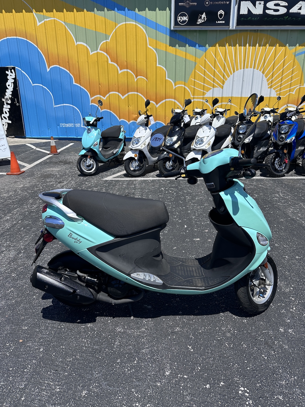 2022 Seafoam Genuine Buddy Scooter (Ref# 1824) - Image 6
