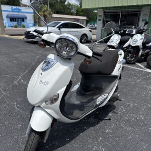 2023 White Genuine Buddy Scooter (Ref# 3887)