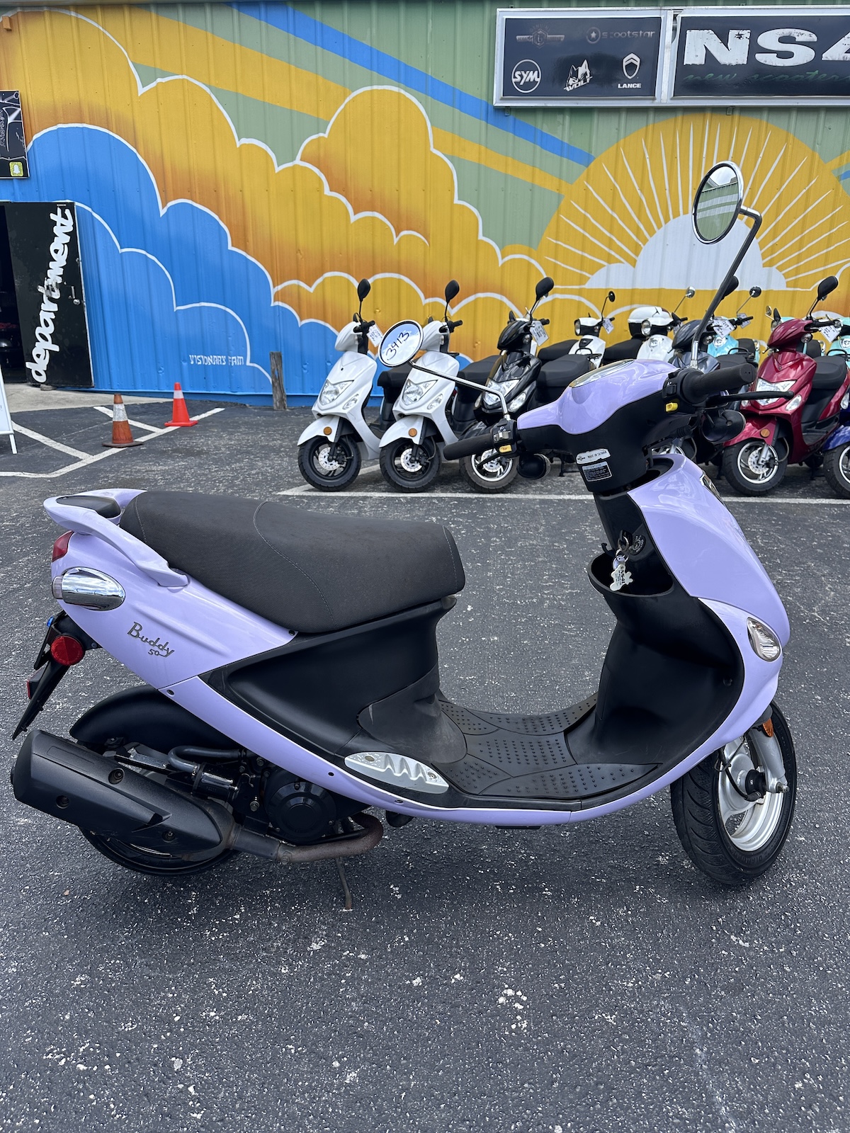 2018 Lavender Genuine Buddy Scooter (Ref# 3413) - Image 6