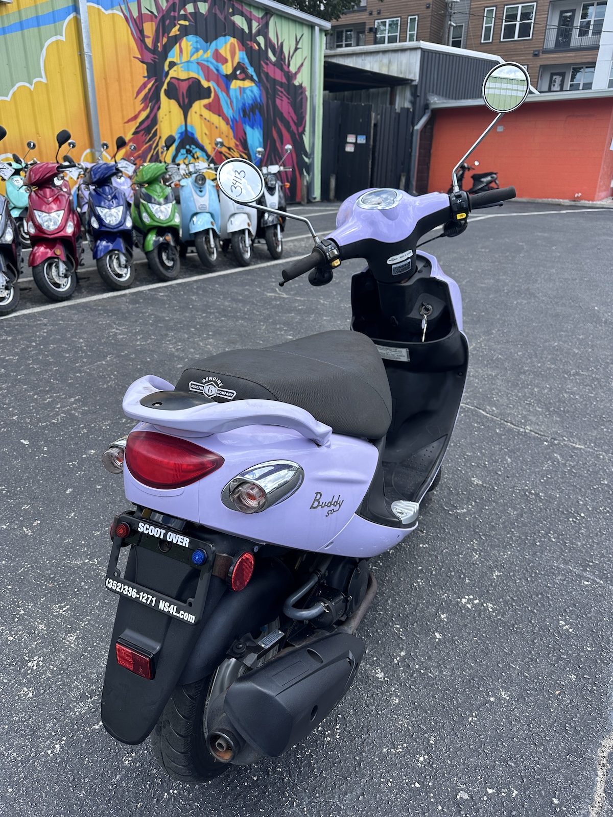 2018 Lavender Genuine Buddy Scooter (Ref# 3413) - Image 7