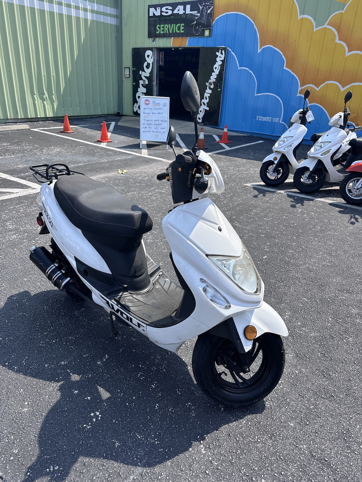 2021 White Wolf RX-50 Scooter (Ref# 0461) - Image 5