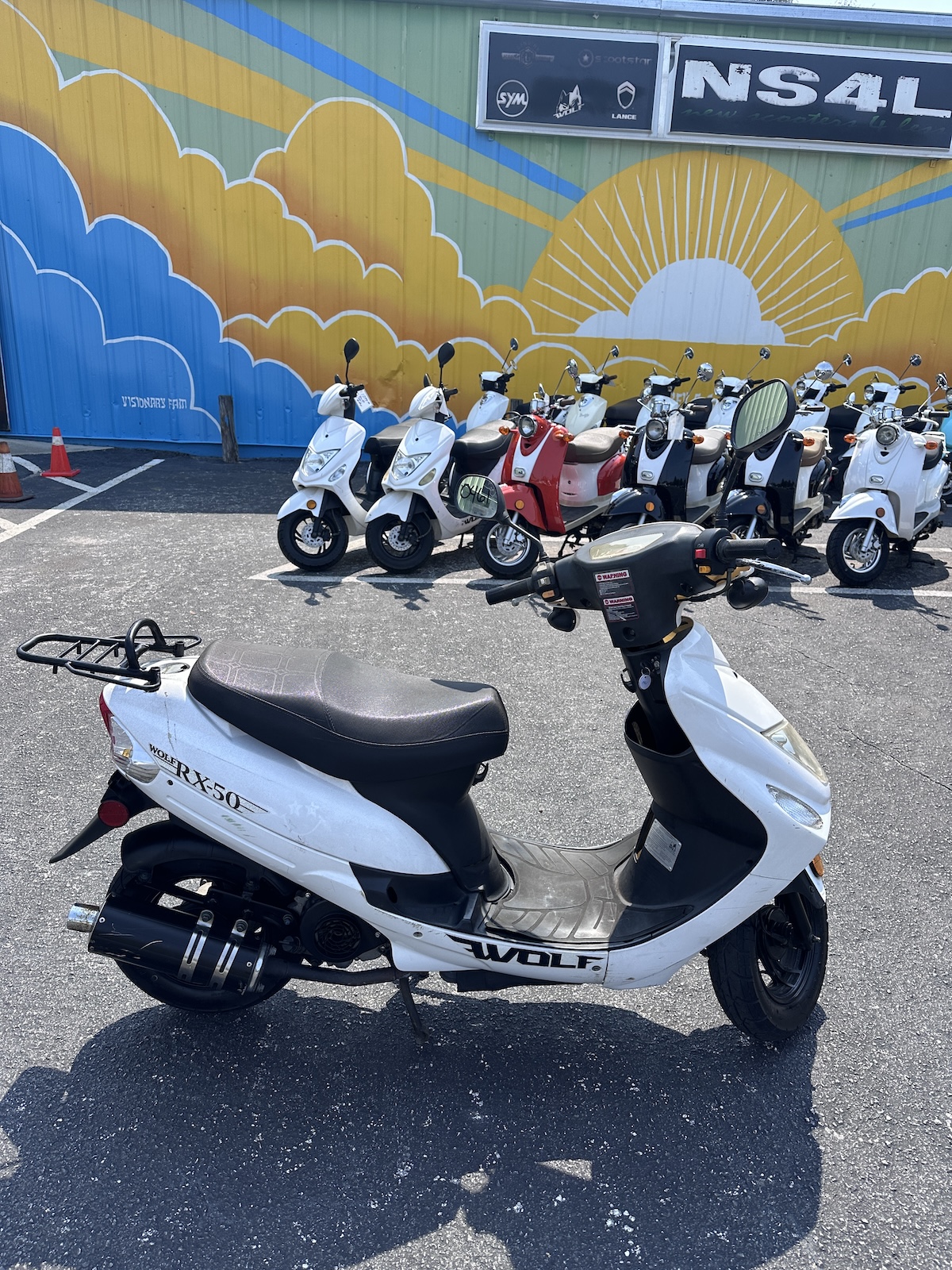 2021 White Wolf RX-50 Scooter (Ref# 0461) - Image 6