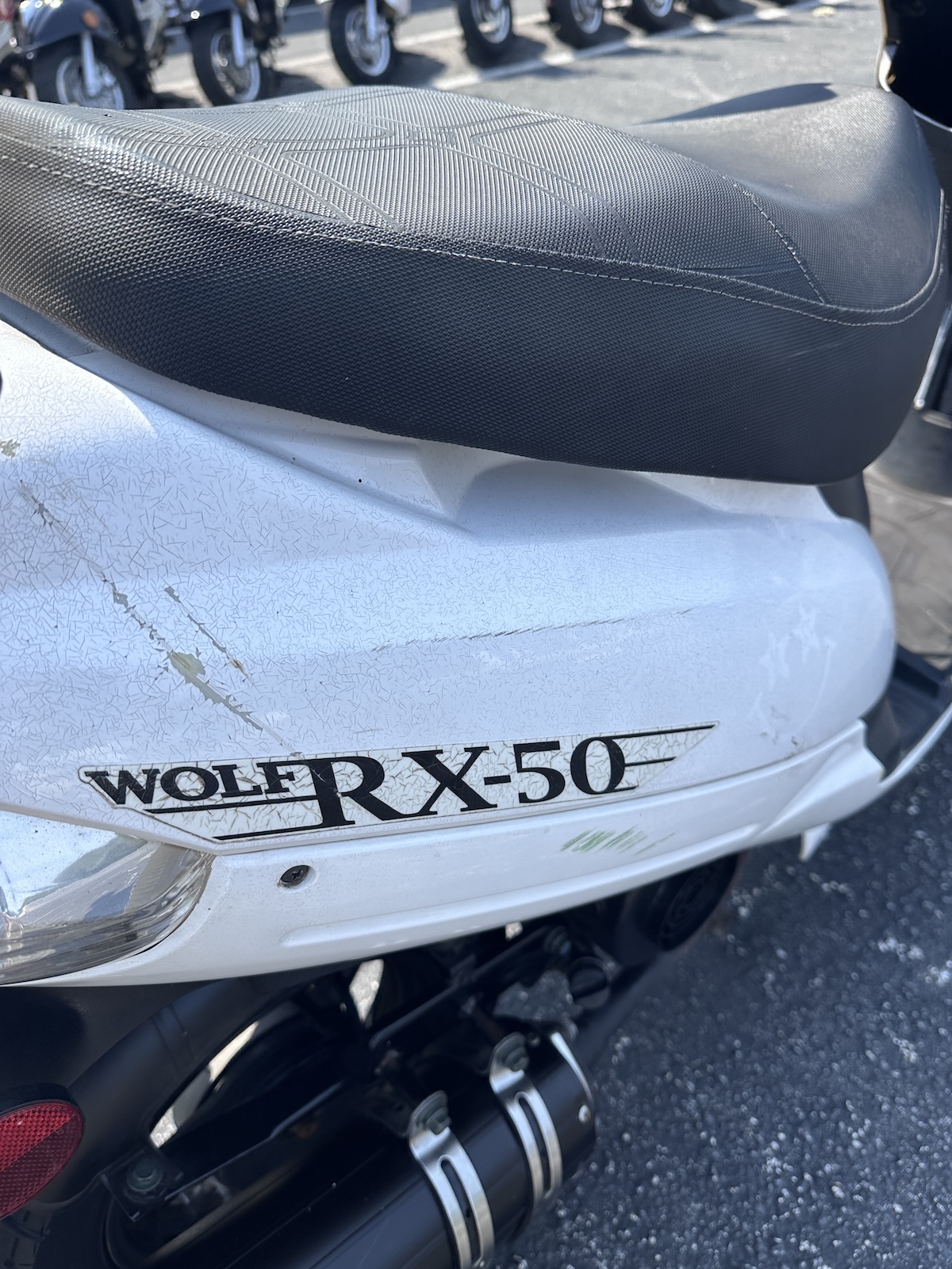 2021 White Wolf RX-50 Scooter (Ref# 0461) - Image 8