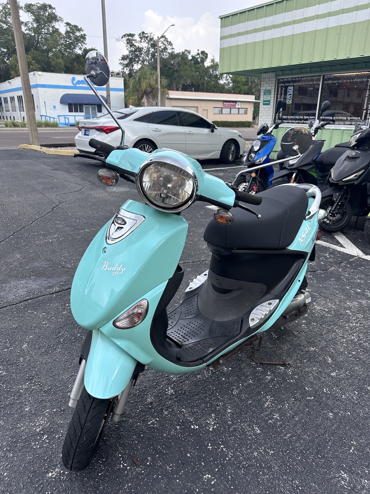 2018 Seafoam Genuine Buddy Scooter (Ref# 3221)