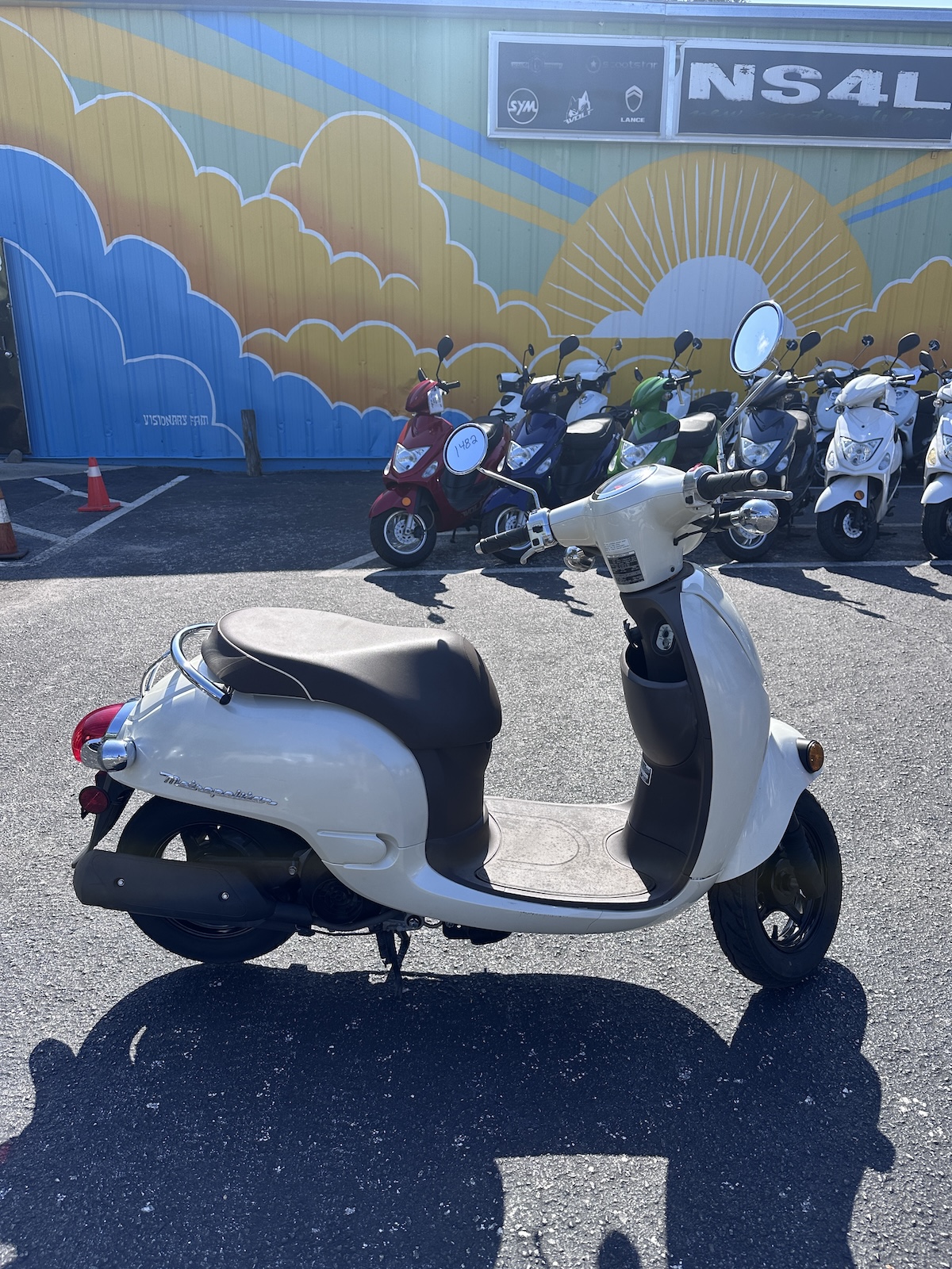 2013 Cream Honda Metropolitan Scooter (Ref# 1482) - Image 6